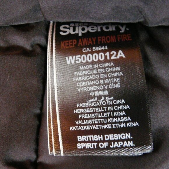 Superdry Ladies Red Winter Parka  Coat 12 - Picture 4 of 16